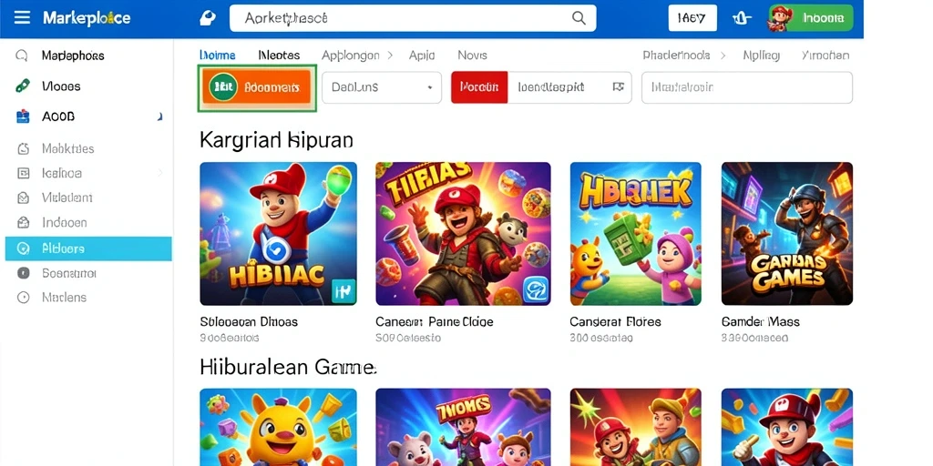 Tampilan layar awal yang menarik dan mudah digunakan.