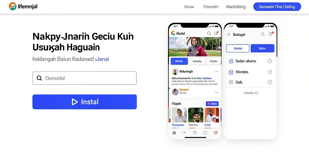 Tangkapan layar menunjukkan karakter utama dengan latar yang indah.