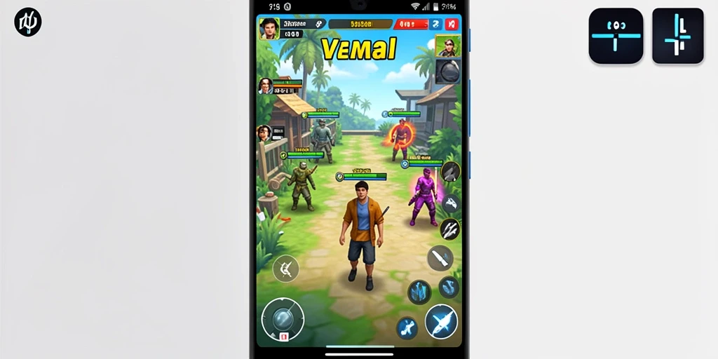 Tampilan awal game yang menarik dan interaktif.