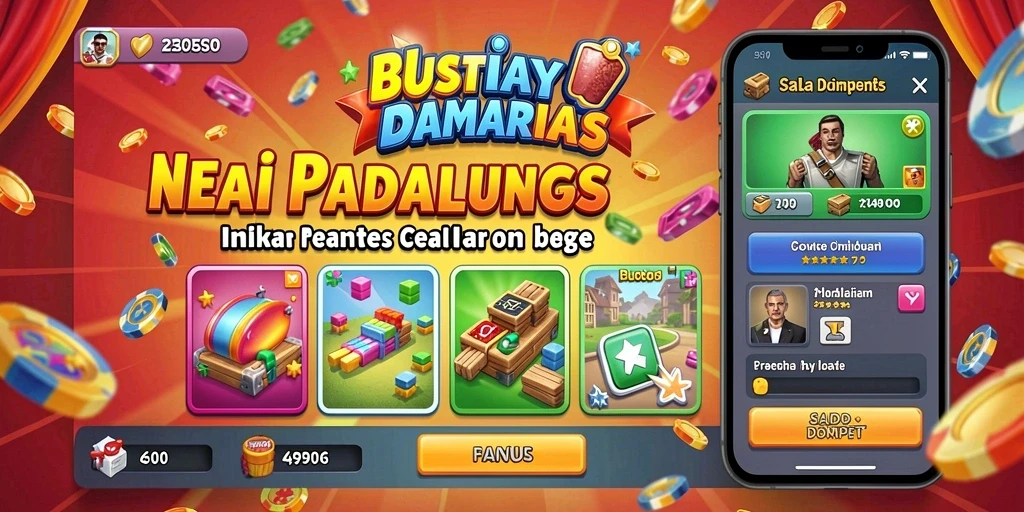 Tampilan awal permainan yang menarik dan mudah dipahami.
