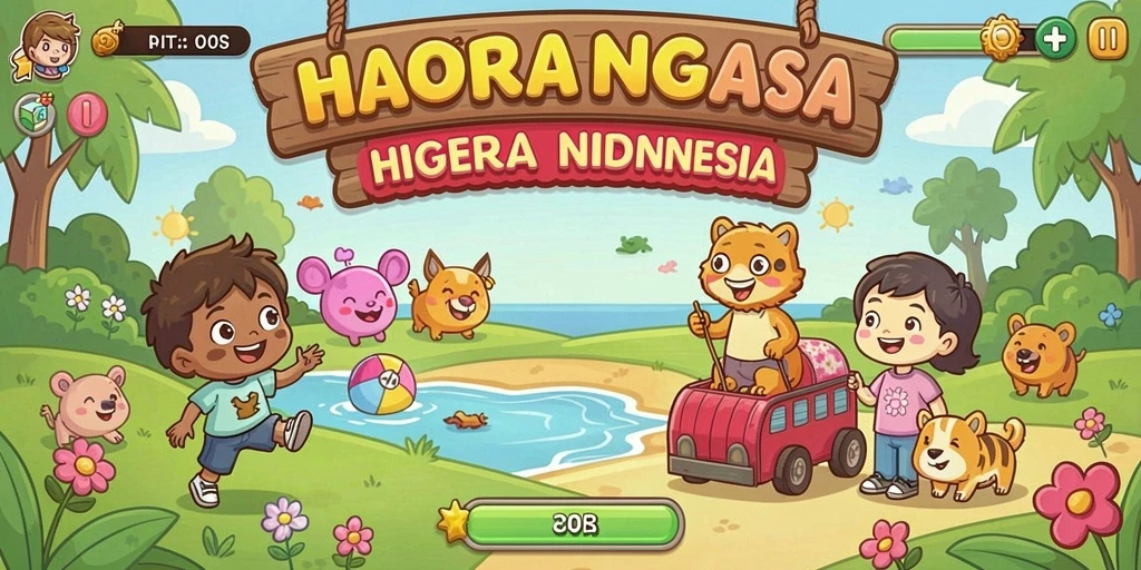 Tangkapan layar menampilkan pemandangan indah dunia RAJASTAR.