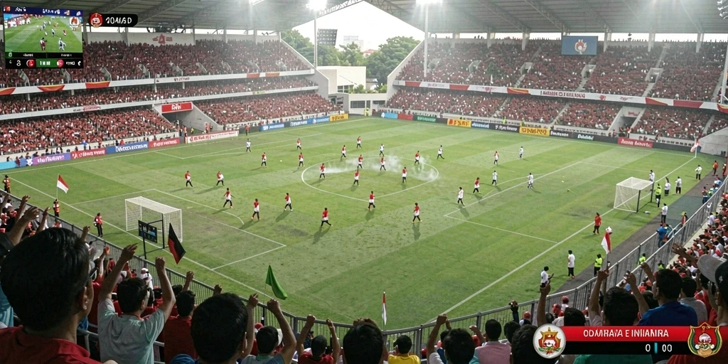 Menampilkan karakter utama dalam pertempuran epik.