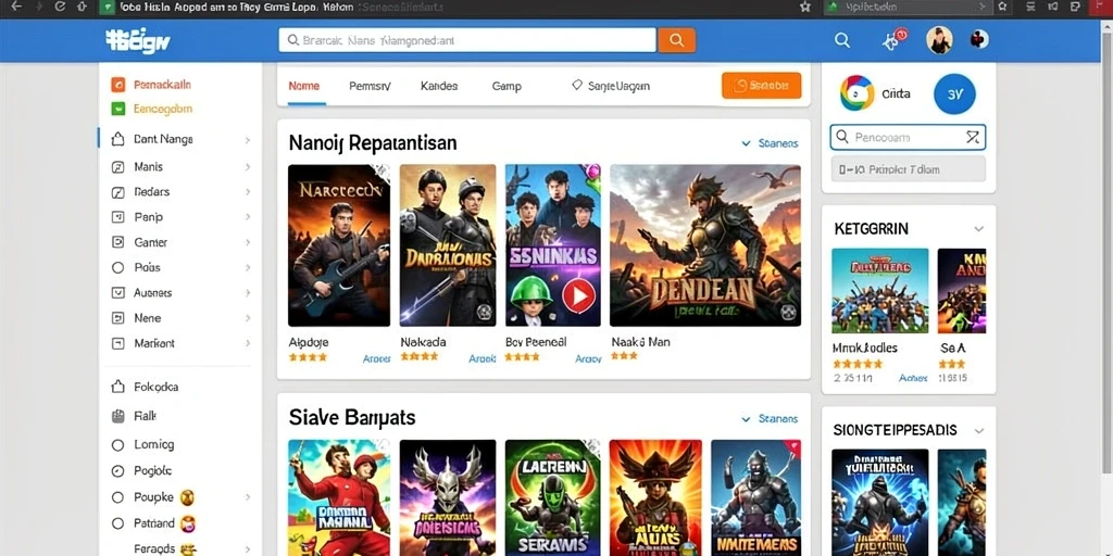 Tampilan utama aplikasi SULTANSLOT dengan grafis memukau.