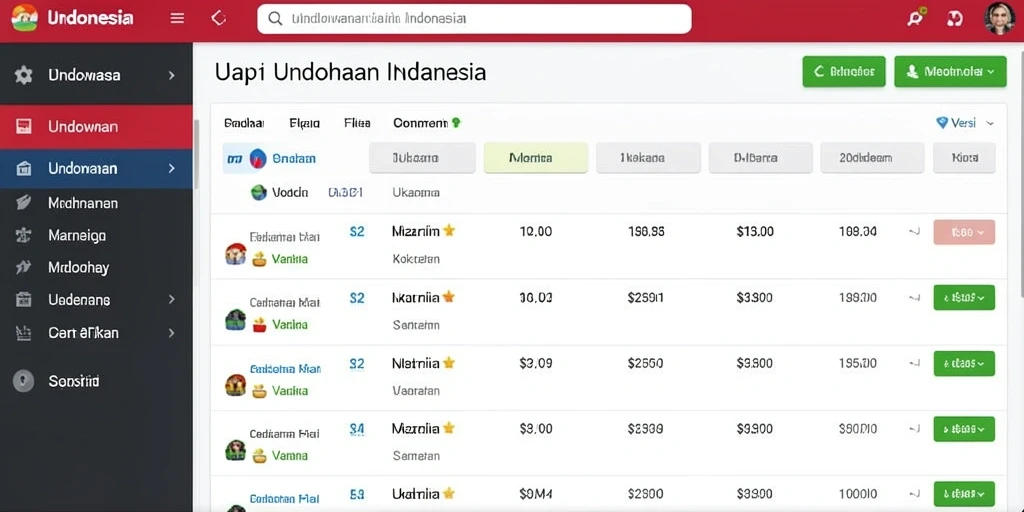 Tampilan awal yang menarik dan intuitif.