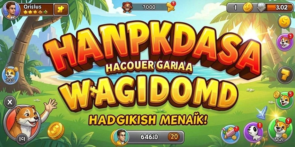 Tampilan layar awal ZK9 yang menarik dan menggoda.